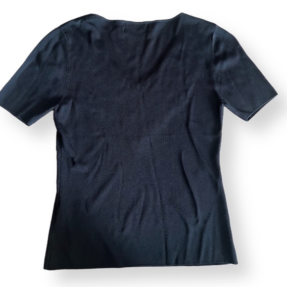 Kenneth Miller - V Neck Embellished Top - size Large - Picture 3 of 5